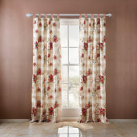 Lire 4 Piece Window Curtain Panel Set, Floral Print, Modern Multicolor - BM313311