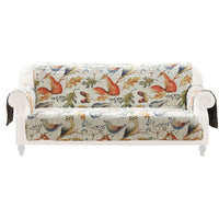 Sofa Cover Furniture Protector, Owl, Songbird Print, Polyester Multicolor - BM313312