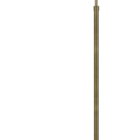 Kime 44-58 Inch Floor Lamp, Adjustable Height, LED, Antique Brass Finish - BM313618