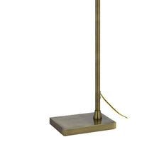 Kime 44-58 Inch Floor Lamp, Adjustable Height, LED, Antique Brass Finish - BM313618