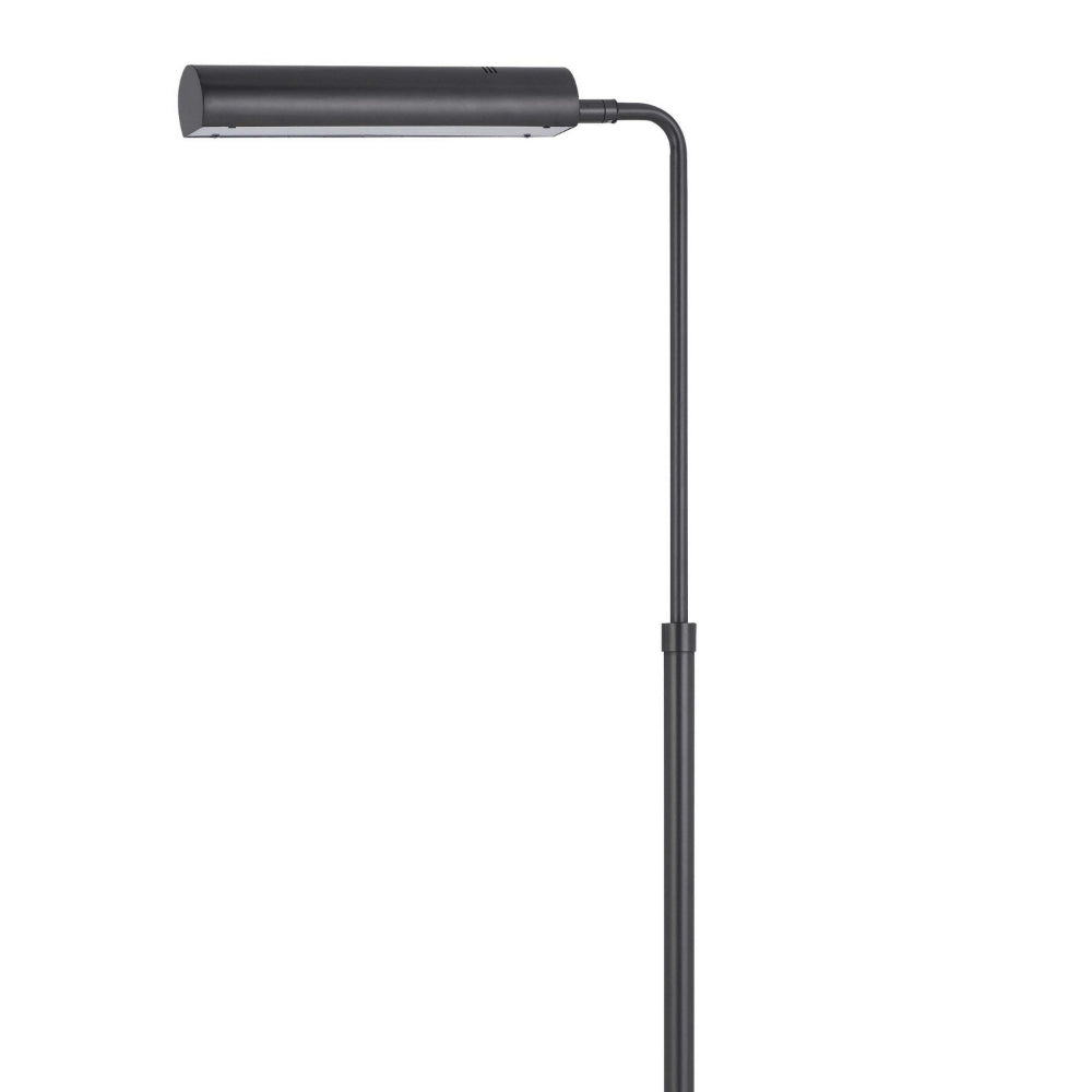 Kime 44-58 Inch Floor Lamp, Adjustable Height, LED, Charcoal Grey Finish - BM313620