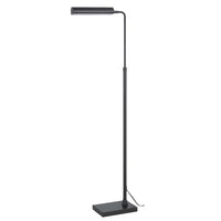 Kime 44-58 Inch Floor Lamp, Adjustable Height, LED, Charcoal Grey Finish - BM313620