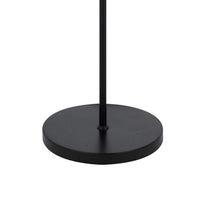 Sie 59 Inch Floor Lamp, Navy Blue Linen Shade, Round Base, Black Metal Pole - BM313633