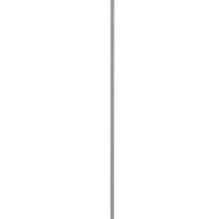 Sie 59 Inch Floor Lamp, Aqua Blue Linen Shade, Round Base, Silver Metal - BM313634