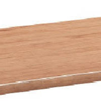 Tina 63 Inch Dining Table, Rectangular, Live Edge Natural Brown Wood - BM314305