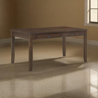 Humpty 60 Inch Dining Table, Rectangular Top, 2 Drawers, Cherry Brown Wood - BM314592