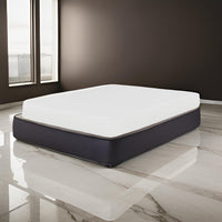 Bint 8 Inch King Size Mattress, Gel Memory Foam, Curved Edges, Jacquard - BM314697