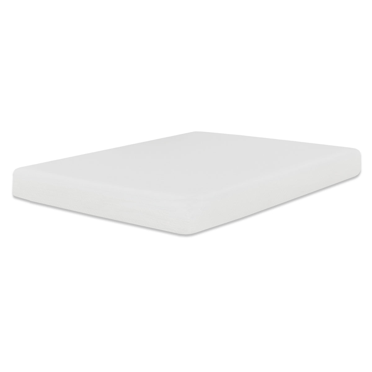 Bint 8 Inch Queen Size Mattress, Gel Memory Foam, Curved Edges, Jacquard - BM314698