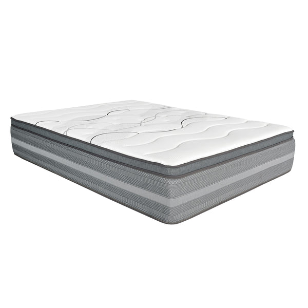 Dani 14 Inch Full Size Mattress, Pocket Coil Hybrid and Foam Layers - BM314711