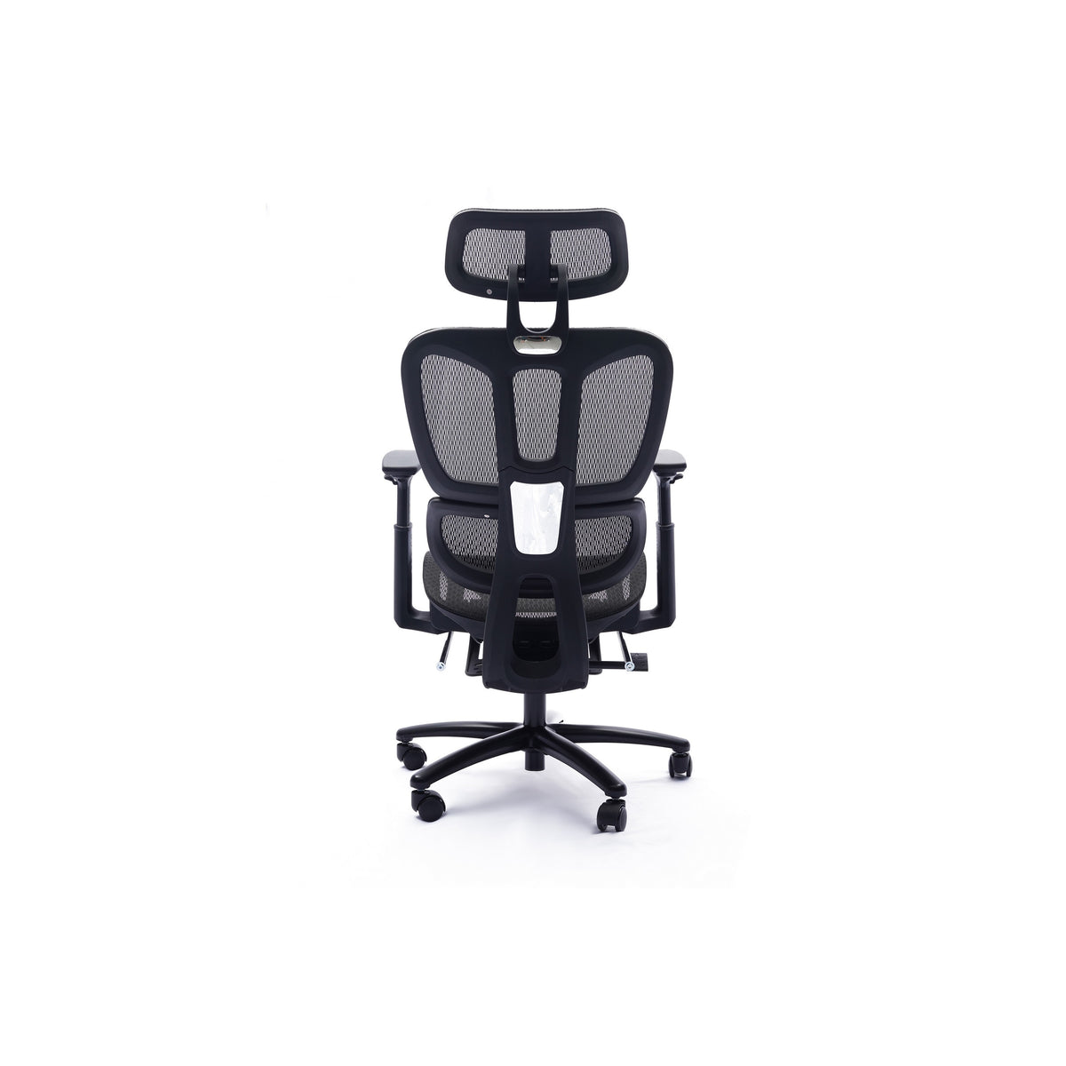 26 Inch Office Chair, Reclining, Footrest, Caster Wheels, Black Mesh - BM314720