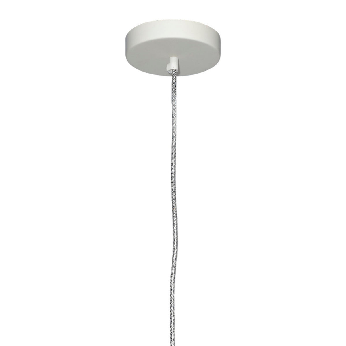 Zoe 96 Inch Pendant Chandelier, Modern Paper Mache Cone Shape, Beige - BM314835