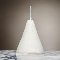 Zoe 96 Inch Pendant Chandelier, Modern Paper Mache Cone Shape, Beige - BM314835