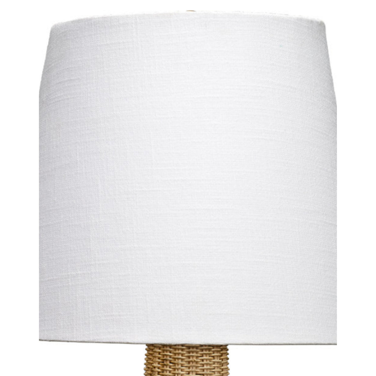 27 Inch Table Lamp, Tree Trunk Base, Tapered Shade, White, Natural Brown  - BM314842