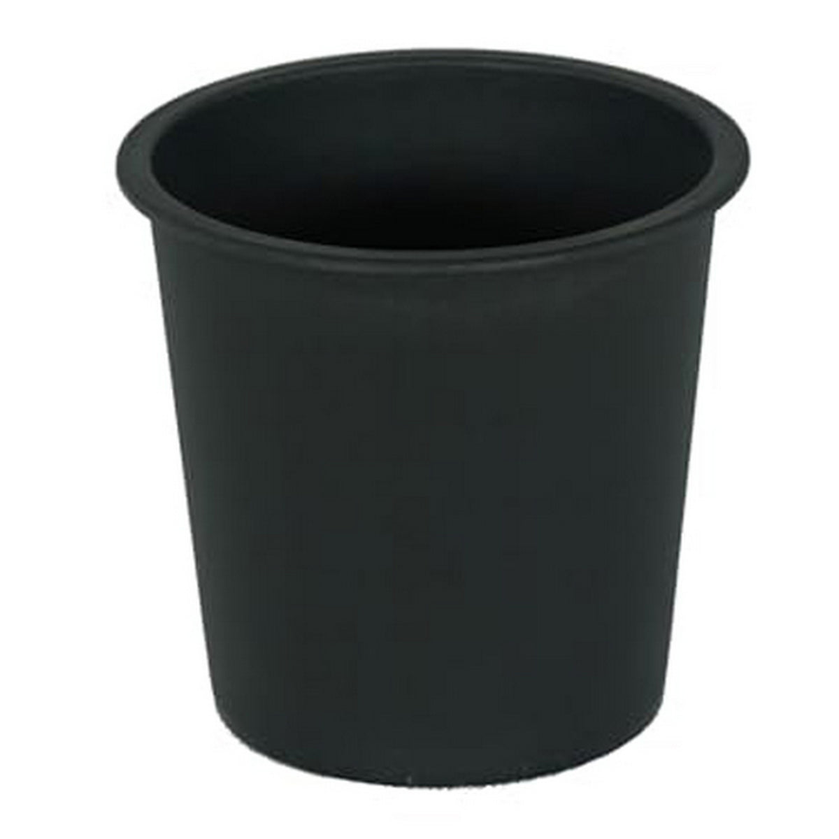 Kiti 6 Inch Set of 5 Round Nursery Planter Pots with Drainage Black Plastic - BM315155