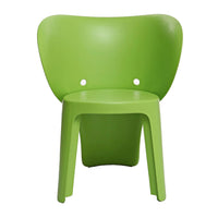 Fyna 16 Inch Kids Chair with Curved Back, Elephant Trunk Design, Green - BM315362