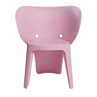 Fyna 16 Inch Kids Chair with Curved Back, Set of 4, Elephant Trunk Design, Pink - BM315363