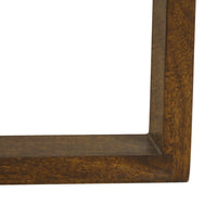 Fina 38 Inch Round Coffee Table, White Genuine Marble Top, Natural Brown Mango Wood 3 Leg Sled Base - BM315772