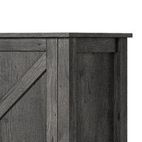 Lyxa 59 Inch Sideboard Storage Cabinet, Farmhouse Rustic Brown Wood - BM315778