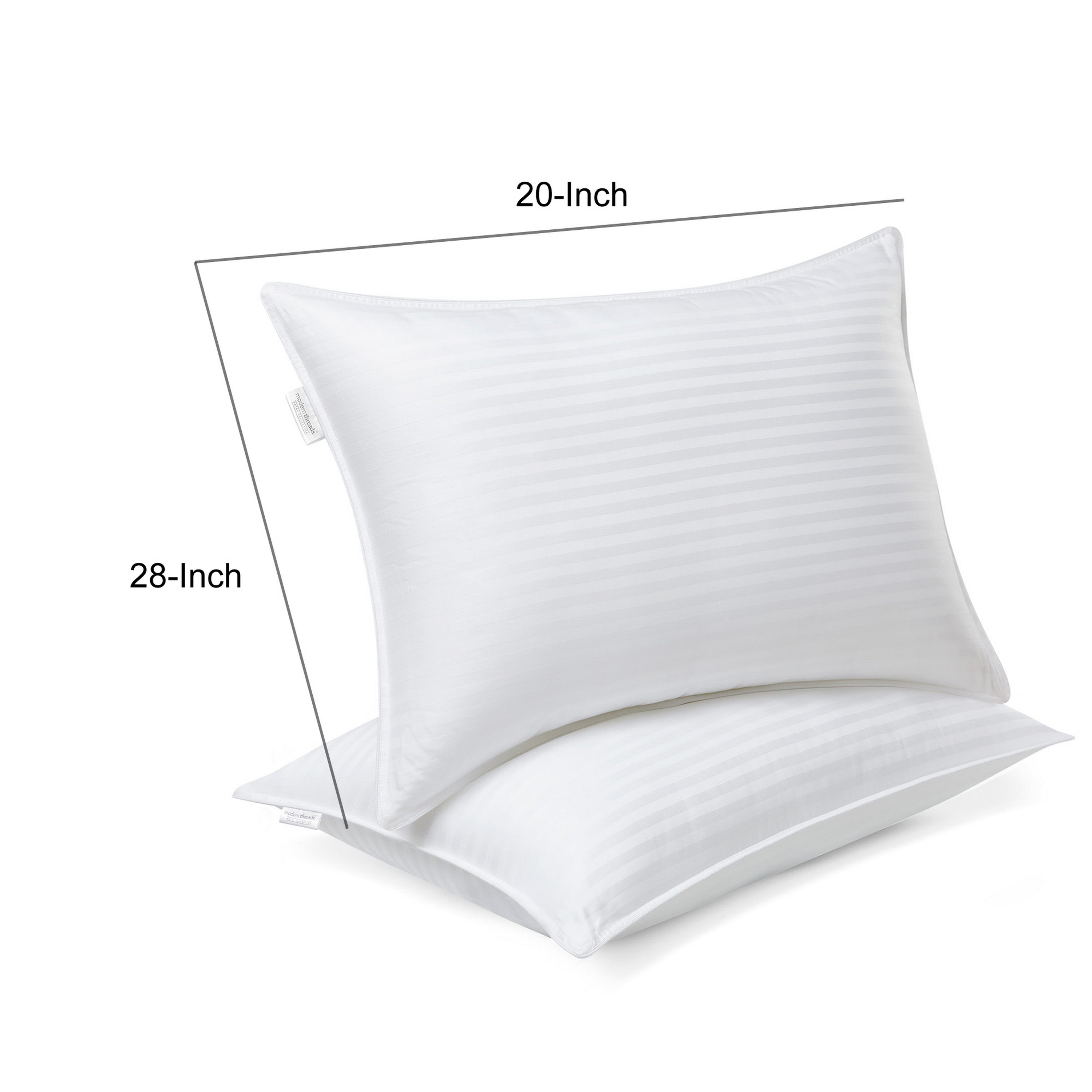 Alice 20 x 28 Queen Size 2 Pillows Gel Infused Cooling Down Alternative BM315878