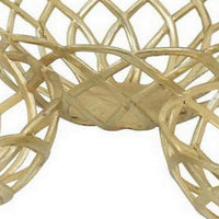 Lyna 18 Inch Modern Decorative Metal Basket Set of 3, Gold Color - BM315909