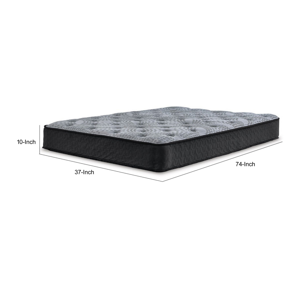 Nami 10 Inch Twin Mattress, High Density Memory Foam, Stretch Polyester - BM315988