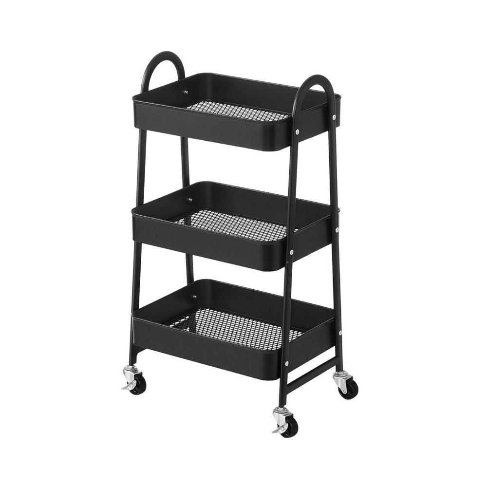 Navi 31 Inch Rolling Cart on Caster Wheels for Home, Office, Storage - BM316255