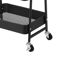 Navi 31 Inch Rolling Cart on Caster Wheels for Home, Office, Storage - BM316255