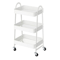 Navi 31 Inch Rolling Cart on Caster Wheels for Home, Office, Storage - BM316256