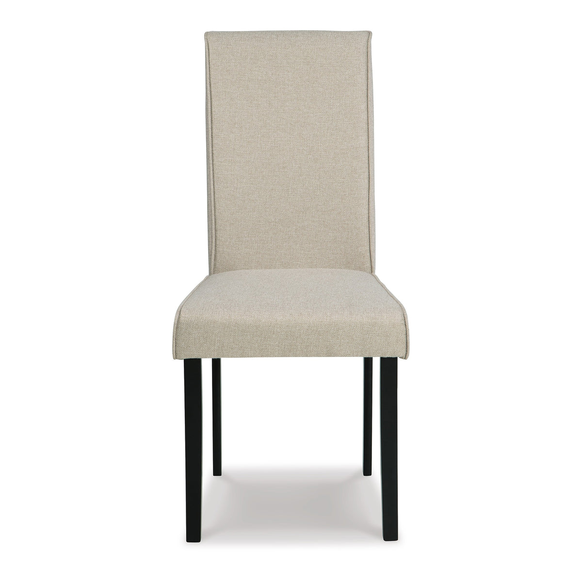 Pim 19 Inch Dining Side Chair, Set of 2, Upholstered, High Backrest, Beige - BM316617