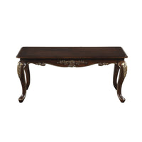 Croy 48 Inch Coffee Table, Rectangular Top, Cabriole Legs, Cherry Brown - BM316735