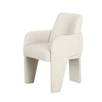 24 Inch Dining Chair, Windsor Back, 3 Panel Legs, Soft Beige Linen Fabric - BM317543