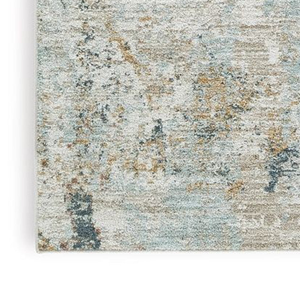 Veor 8 x 10 Large Area Rug, Abstract Patterns, Machine Woven Polyester - BM318260