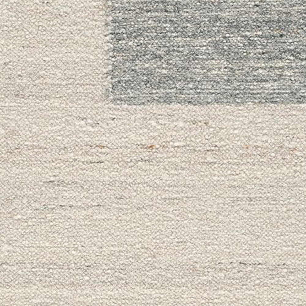 Rusy 8 x 10 Large Area Rug, Handwoven Classic Stripes, Gray Polyester - BM318264