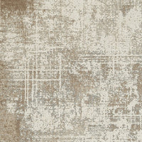 Lae 5 x 7 Medium Area Rug, Machine Woven Abstract Art Design, Brown Gray - BM318269
