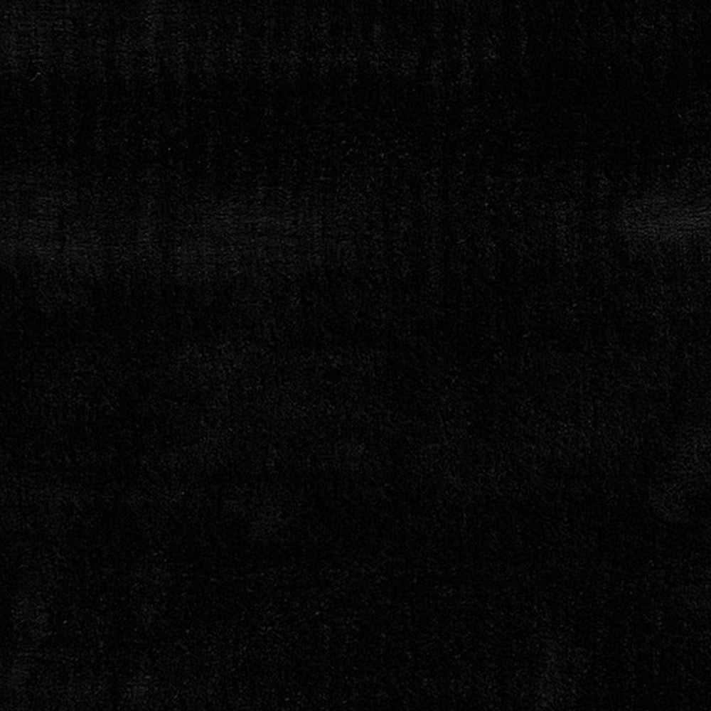 Stebin 5 x 7 Medium Area Rug, Shag Style, Abstract Design Black Polyester - BM318274