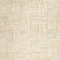 Aden 8 x 10 Large Area Rug, Handwoven Basket Weave Design, Beige Polyester - BM318276