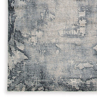 Richard 5 x 7 Medium Area Rug, Abstract Machine Woven, Gray Polyester - BM318281