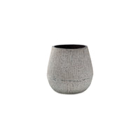 Mony 10 Inch Tabletop Decorative Flower Vase, Home Accessory, White Brown  - BM318301
