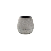 Mony 10 Inch Tabletop Decorative Flower Vase, Home Accessory, White Brown  - BM318301