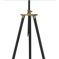 Egan 71 Inch Floor Lamp, White Drum Shade and Classic Tripod Metal Base - BM318308