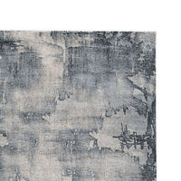 Richard 8 x 11 Area Rug, Blue Gray Polyester, Abstract Style, Latex Backing - BM318321