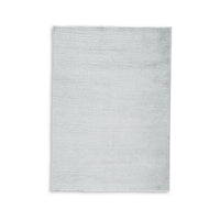 Stebin 8 x 10 Area Rug, Shag Style, 15mm Pile Gray Polyester, Washable - BM318326