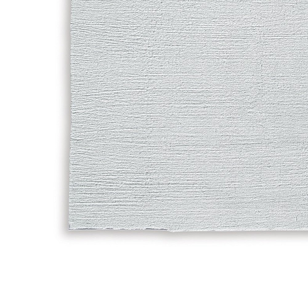 Stebin 5 x 7 Area Rug, Shag Style, 15mm Pile Gray Polyester, Washable - BM318327