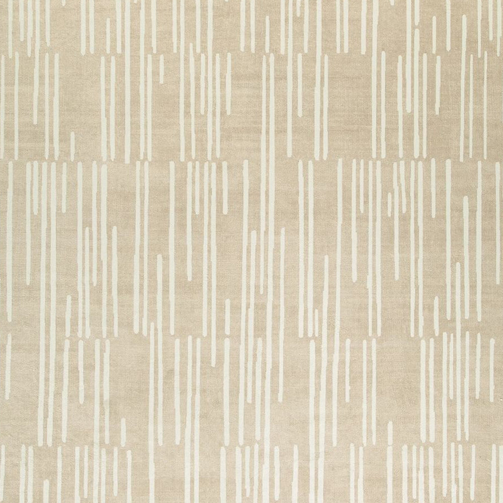 Stebin 5 x 7 Area Rug, Shag Style, 15mm Pile Cream Polyester, Washable - BM318329