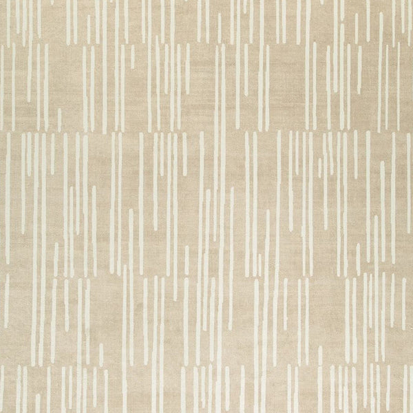 Stebin 5 x 7 Area Rug, Shag Style, 15mm Pile Cream Polyester, Washable - BM318329