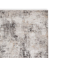 Elanor 5 x 7 Area Rug, Modern Abstract Design, Gray Polyester, Jute Backing - BM318345