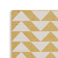 Hamley 8 x 10 Area Rug, Indoor Outdoor, Geometric Prints, Yellow, White - BM318371