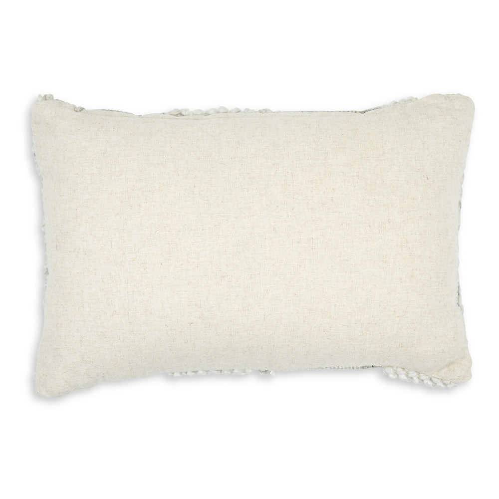 Lumbar Pillow Set of 4, 14 x 22 Inch, Polyester, Handwoven Beige Cotton - BM318547