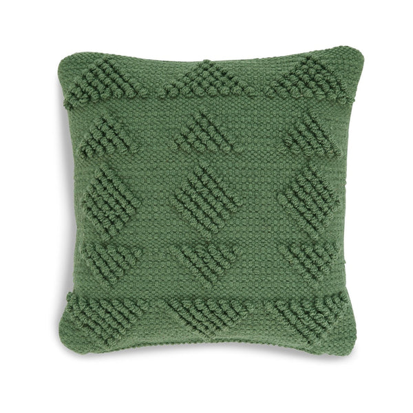 Dco Throw Pillow Set of 4, Indoor Outdoor, Woven Geometric Design, Green - BM318552