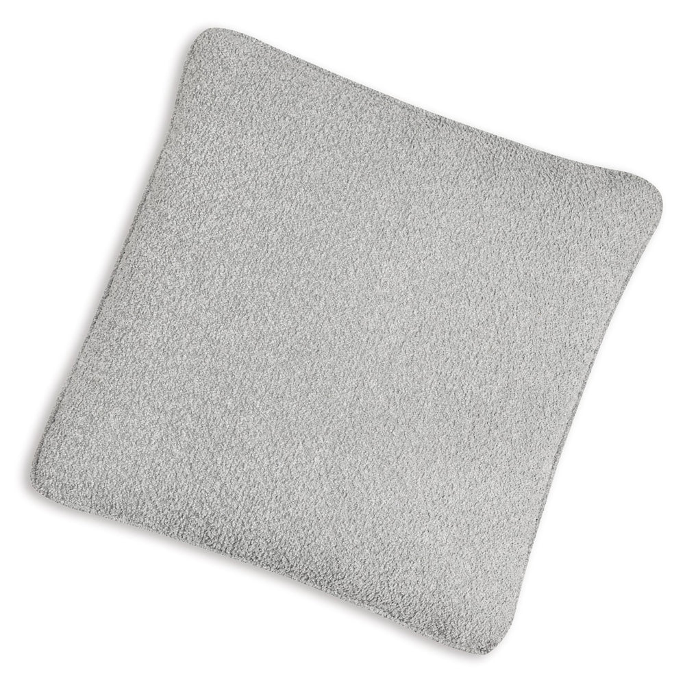 Toen 22 Inch Accent Pillow Set of 4, Indoor Outdoor, Light Gray Polyester - BM318579